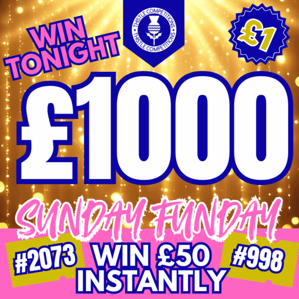 £1000 Main Cash Draw